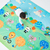 Tapete Infantil Dobrável Dulpa Face Zoo 1,95 x 1,46 cm - Buba  - loja online