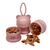 Potes Empilháveis para Leite em Pó e Snack Rosa - Buba