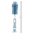 Escova Para Mamadeira Em Silicone Azul - Buba