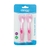 Talheres de Silicone com Ventosa Sticker Rosa - Clingo - comprar online