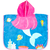 Toalha Poncho Aventuras Sereia Rosa - Buba