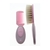 Kit Pente Escova Com Cerdas Naturais Pink - Ibimboo - comprar online