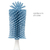Escova Para Mamadeira Em Silicone Azul - Buba na internet