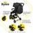 Carrinho de Bebê Bytes Safety 1st - Full Black - BabyStock