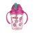 Copo Infantil Tritan com Alça e Canudo Retrátil 240ml Rosa - Nûby