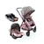 Carrinho com Bebê Conforto Travel System Poppy 3.0 Trio Rosa Mescla - Cosco