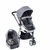 Carrinho com Bebê Conforto Travel System Trio Mobi Grey Denim Silver - Safety 1St - loja online