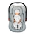 Almofada Redutora Bebê Fofo Lycra para Bebê Conforto e Carrinho Cinza - DBella For Baby na internet