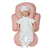 Almofada Redutora Bebê Fofo Malha para Bebê Conforto e Carrinho Rosê - DBella for Baby - comprar online