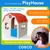 Casinha Portátil Kids Playhouse Bege e Vermelha - Cosco na internet