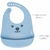 Babador De Silicone Com Pega Migalhas Gumy Azul - Buba - loja online