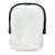 Capa Para Bebê Conforto Clássico Lisa Branco Ovelhinhas - DBella for Baby
