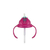 Copo Infantil Tritan com Alça e Canudo Retrátil 240ml Rosa - Nûby - comprar online