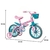 Bicicleta Infantil Charm Aro 12'' até 21 kg Azul e Rosa - Nathor - comprar online