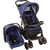 Carrinho com Bebê Conforto Travel System Moove Duo Azul Mescla - Cosco