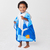 Toalha Poncho Aventuras Tubarão Azul - Buba - comprar online