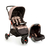 Carrinho com Bebê Conforto Travel System Toffy Duo Bege - Cosco