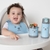Babador De Silicone Com Pega Migalhas Gumy Azul - Buba - comprar online