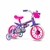 Bicicleta Infantil com Rodinhas Violet Aro 12 até 21kg Rosa e Lilás - Nathor