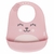 Babador de Silicone com Pega Migalhas Gumy Rosa - Buba