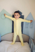 Macacão Magnético Amarelo com Girafa Lateral Branca 6 meses - Welpie na internet