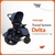 Carrinho com Bebê Conforto Travel System Delta Duo Pro Azul Mescla - Voyage - comprar online