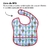 Babador Standard com Bolso Balões Azul e Vermelho - KaBaby - BabyStock