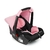 Carrinho com Bebê Conforto Travel System Reverse Rosa Rajado - Cosco na internet