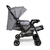 Carrinho com Bebê Conforto Travel System Reverse Cinza Rajado - Cosco na internet
