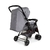 Carrinho com Bebê Conforto Travel System Reverse Cinza Rajado - Cosco - comprar online
