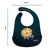 Babador Silicone com Bolso Coletor Leão Luke - Clingo na internet