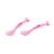 Talheres de Silicone com Ventosa Sticker Rosa - Clingo - BabyStock
