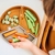 Prato Infantil de Silicone Encaixe Puzzle Marrom e Cinza - Minikoioi - loja online