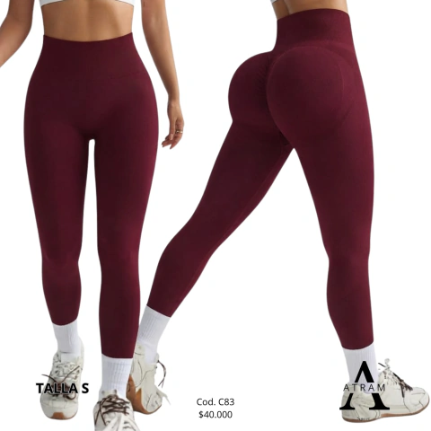 Leggins Seamless Push Up - Control Abdomen y Cero Transparencias Ref. C83
