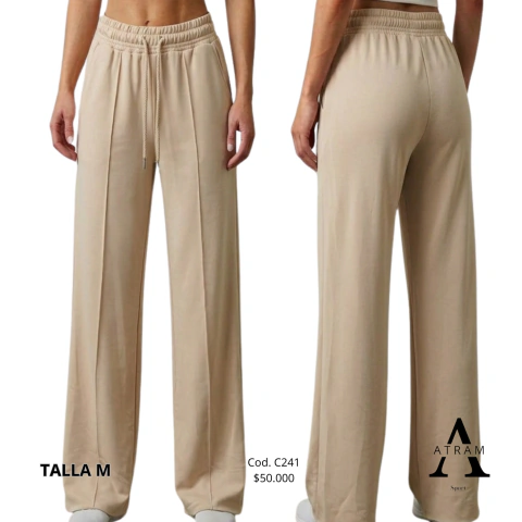 Jogger Bota Ancha en Tela Burda Ref.C241
