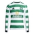 Camisa Celtic I 25/26 manga longa - Torcedor Adidas Masculina - Branca e verde