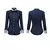 camisa topos manga longa polo magro all-match - loja online
