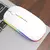 Mouse Sem Fio Sem Fio Com Bateria Interna Recarregavel 2,4 Ghz Led RGB Home Offi