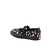 136 escotada con abrojo - Flor negro - New Tilers Mayorista
