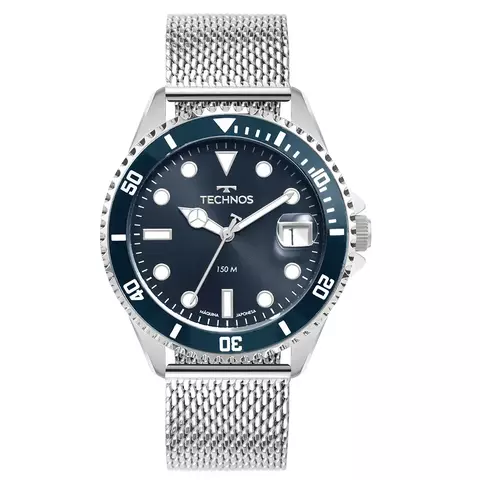 Relógio Technos Masculino Acqua Prata 2415DY/1A
