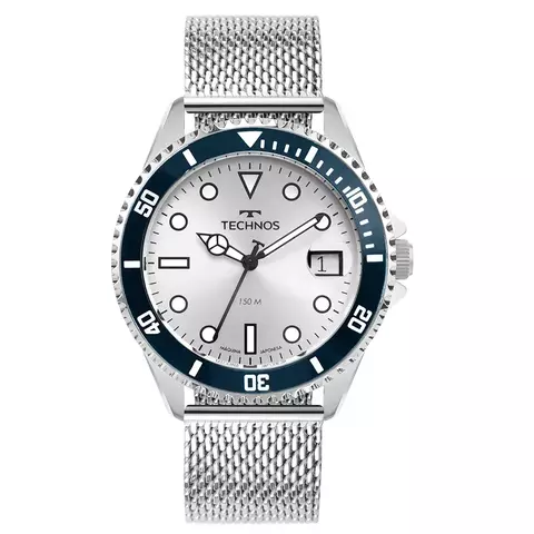Relógio Technos Masculino Acqua Prata 2415DY/1K
