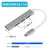 Usb c hub 3.0 tipo c 3.1 4 portas multi divisor adaptador otg para xiaomi lenovo