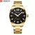 CURREN 8434 Relógio masculino prata ouro preto aço inoxidável simples moda ne na internet