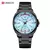 Curren 8455 relógio de pulso de quartzo masculino simples negócios moda tira d - loja online
