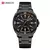 Curren 8455 relógio de pulso de quartzo masculino simples negócios moda tira d
