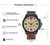 Curren 8230 relógio de quartzo masculino moda única ao ar livre marrom preto p - Corcovado Shop 