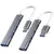 Usb c hub 3.0 tipo c 3.1 4 portas multi divisor adaptador otg para xiaomi lenovo