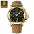 Poedagar-Relógio militar de luxo masculino, impermeável, luminoso, couro, quar - comprar online
