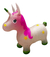 Unicornio Saltarin Caballito Inflable Niños Con Luz Y Sonido