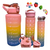 Kit X3 Botellas De Agua Motivacional Frases Bebidas Stickers en internet